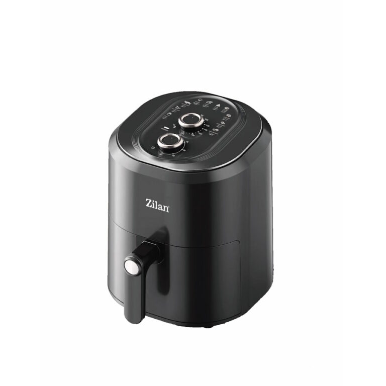 Friteuza cu aer cald Zilan ZLN8019 Neagra, putere 1360W, Capacitate 6 Litri, temperatura reglabila