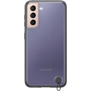 Husa de protectie Samsung Clear Protective Cover pentru Galaxy S21+, Negru Husa de protectie Samsung Clear Protective Cover pentru Galaxy S21+, Negru