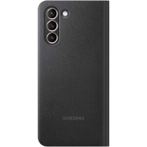 Husa de protectie Samsung Smart LED View Cover pentru Galaxy S21, Negru Husa de protectie Samsung Smart LED View Cover pentru Galaxy S21, Negru