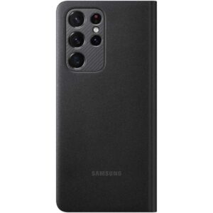 Husa de protectie Samsung Smart LED View Cover pentru Galaxy S21 Ultra, Negru Husa de protectie Samsung Smart LED View Cover pentru Galaxy S21 Ultra, Negru