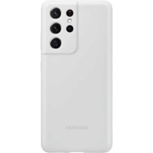 Husa de protectie Samsung Silicone Cover pentru Galaxy S21 Ultra, Negru Husa de protectie Samsung Silicone Cover pentru Galaxy S21 Ultra, Negru