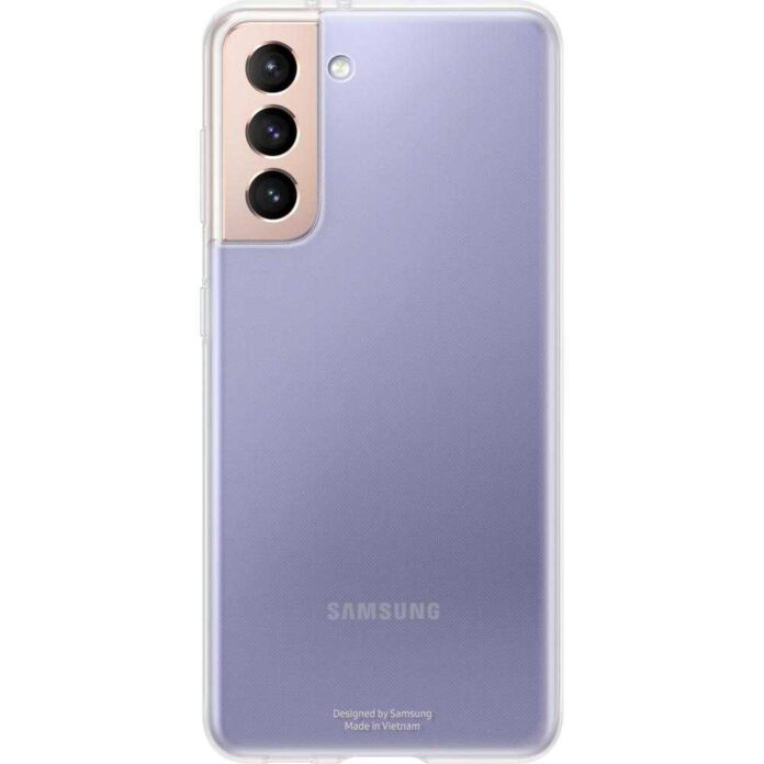 Husa de protectie Samsung Clear Cover pentru Galaxy S21, Transparent Husa de protectie Samsung Clear Cover pentru Galaxy S21, Transparent