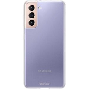 Husa de protectie Samsung Clear Cover pentru Galaxy S21+, Transparent Husa de protectie Samsung Clear Cover pentru Galaxy S21+, Transparent