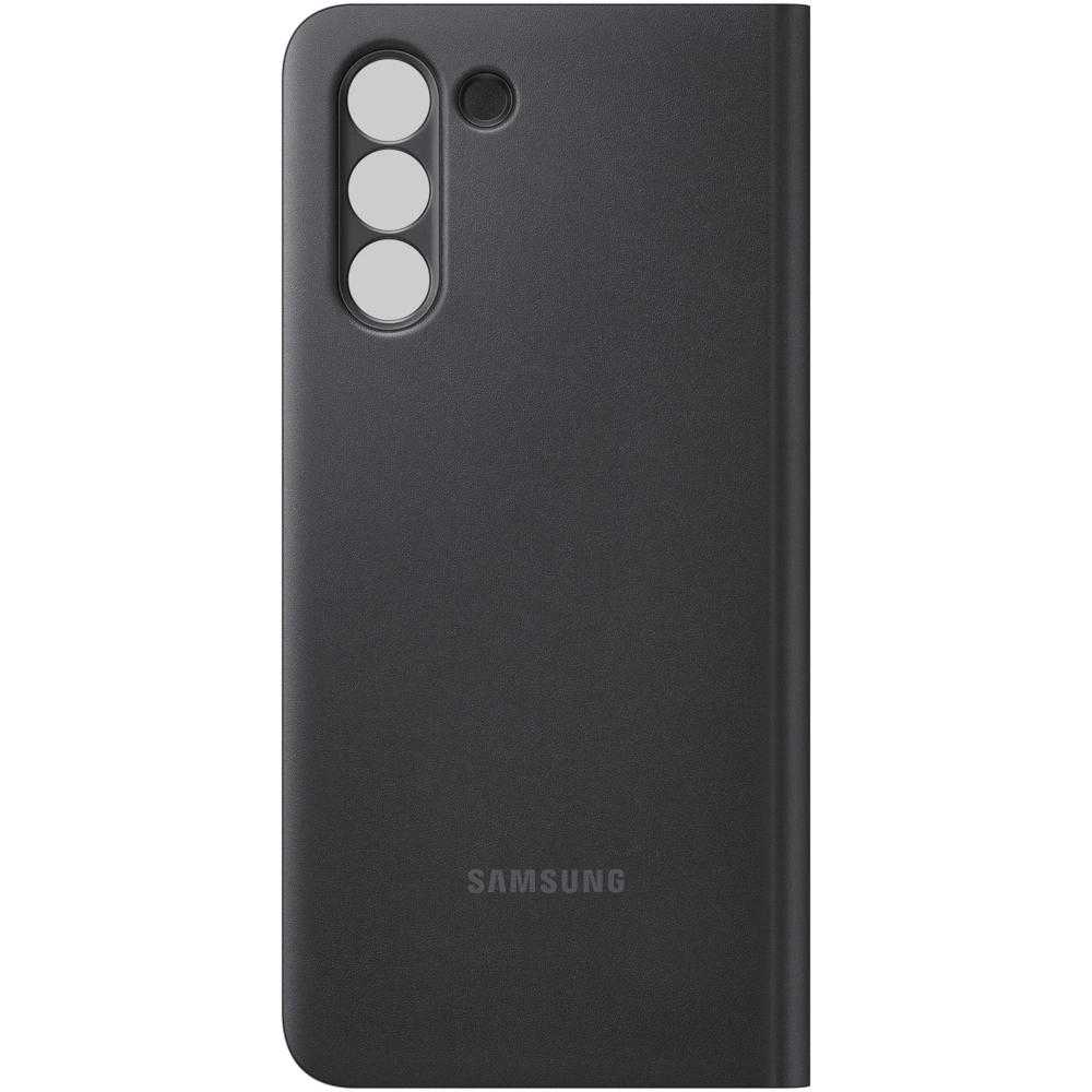 Husa de protectie Samsung Smart Clear View Cover pentru Galaxy S21+, Negru Husa de protectie Samsung Smart Clear View Cover pentru Galaxy S21+, Negru