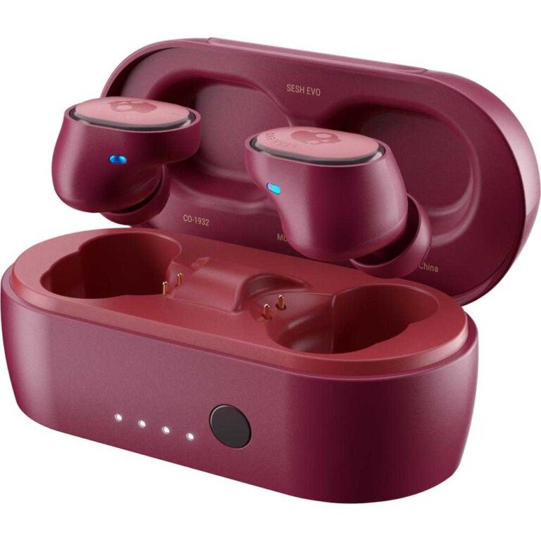 Casti True Wireless Skullcandy Sesh Evo, Bluetooth, Deep Red