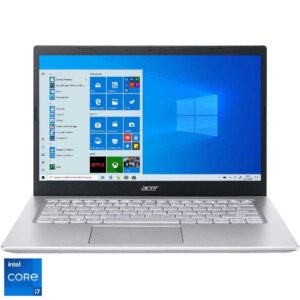 Laptop Acer Aspire 5 A514-54-715W, Intel® Core™ i7-1165G7, 16GB DDR4, SSD 512GB, Intel® Iris® Xe Graphics, Windows 10 Pro Laptop Acer Aspire 5 A514-54-715W, Intel® Core™ i7-1165G7, 16GB DDR4, SSD 512GB, Intel® Iris® Xe Graphics, Windows 10 Pro