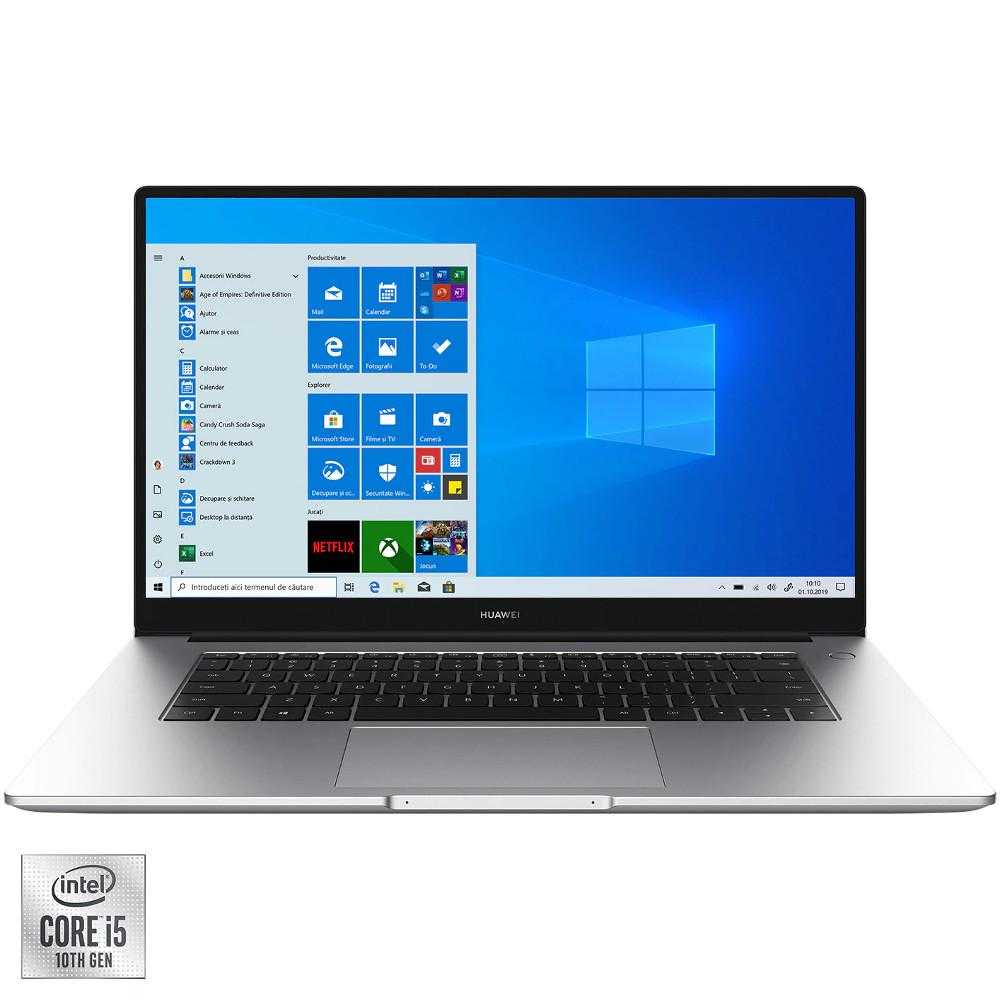 Laptop Huawei MateBook D15 2021, Intel® Core™ i5-10210U, 16GB DDR4, 512GB SSD, Intel® UHD Graphics, Windows 10 Home Laptop Huawei MateBook D15 2021, Intel® Core™ i5-10210U, 16GB DDR4, 512GB SSD, Intel® UHD Graphics, Windows 10 Home