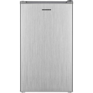 Frigider cu o usa Heinner HF-100NHSF+, 93 l, Control mecanic, Termostat ajustabil, Compartiment legume fructe, Rafturi sticla, Usa reversibila, Clasa F, H 85 cm, Argintiu Frigider cu o usa Heinner HF-100NHSF+, 93 l, Control mecanic, Termostat ajustabil, Compartiment legume fructe, Rafturi sticla, Usa reversibila, Clasa F, H 85 cm, Argintiu