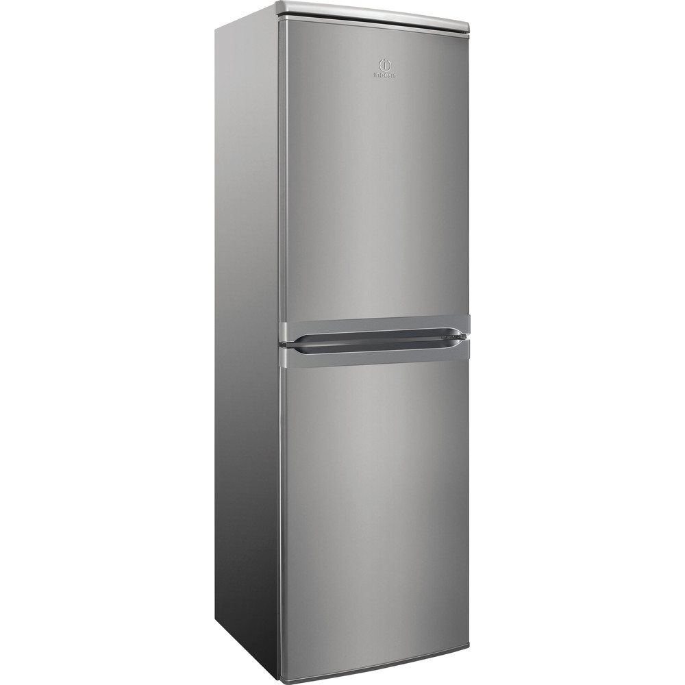 Combina frigorifica Indesit CAA 55 NX 1, Low Frost, 254 l, Tehnologia Silent Cooling, Clasa F Combina frigorifica Indesit CAA 55 NX 1, Low Frost, 254 l, Tehnologia Silent Cooling, Clasa F