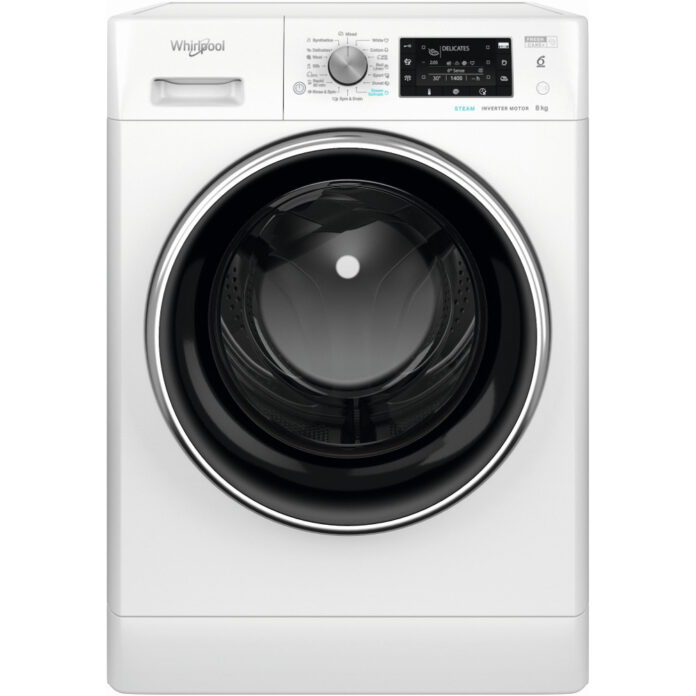 Masina de spalat rufe Whirlpool FFD 8458 BCV EE, 1400 RPM, 8 kg, Tehnologia al Saselea Simt, Motor Inverter, Fresh Care+, Clasa B Masina de spalat rufe Whirlpool FFD 8458 BCV EE, 1400 RPM, 8 kg, Tehnologia al Saselea Simt, Motor Inverter, Fresh Care+, Clasa B