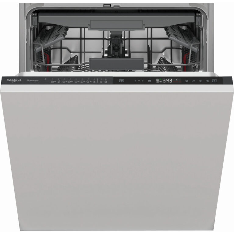 Masina de spalat vase incorporabila Whirlpool WIP 4T233 PFEG B, 14 seturi, 10 programe, Power Clean, NaturalDry, Clasa D