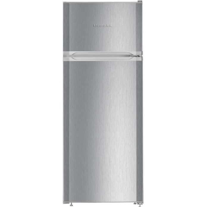 Frigider cu doua usi Liebherr CTPel 231, 234 l, SmartFrost, VarioSpace, Control mecanic, Dezghetare automata, Rafturi sticla, Usa reversibila, Clasa F, H 140.5 cm, Argintiu Frigider cu doua usi Liebherr CTPel 231, 234 l, SmartFrost, VarioSpace, Control mecanic, Dezghetare automata, Rafturi sticla, Usa reversibila, Clasa F, H 140.5 cm, Argintiu