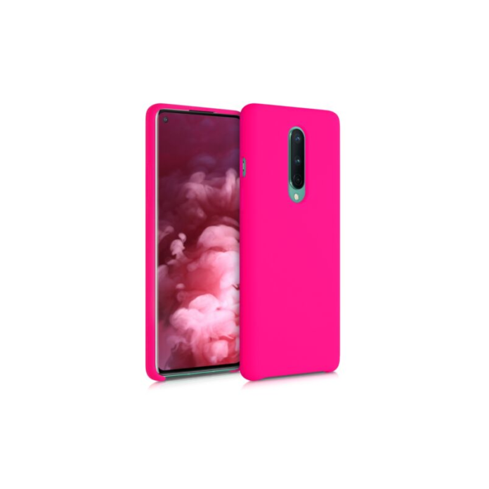 Husa pentru OnePlus 8, Silicon, Roz, 51867.77 Husa pentru OnePlus 8, Silicon, Roz, 51867.77