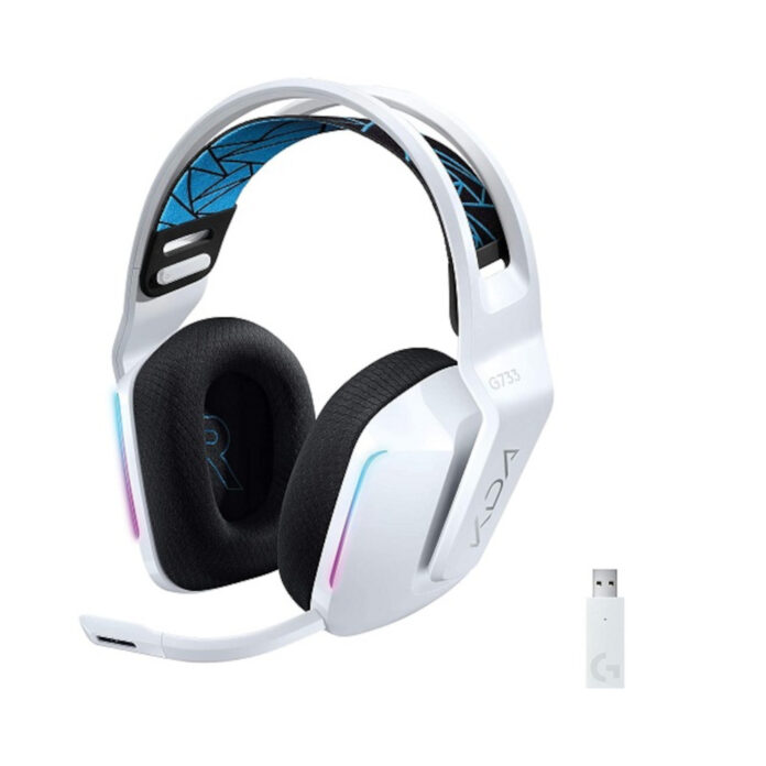 Casti gaming cu microfon Logitech G733, Wireless, Lightsync RGB, KDA Casti gaming cu microfon Logitech G733, Wireless, Lightsync RGB, KDA