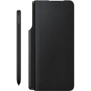 Husa de protectie Samsung Flip Cover cu S-Pen pentru Samsung Galaxy Z Fold3 5G, Negru Husa de protectie Samsung Flip Cover cu S-Pen pentru Samsung Galaxy Z Fold3 5G, Negru