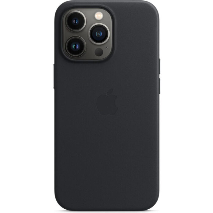 Husa de protectie Apple Leather Case with MagSafe pentru iPhone 13 Pro Max, Midnight Husa de protectie Apple Leather Case with MagSafe pentru iPhone 13 Pro Max, Midnight
