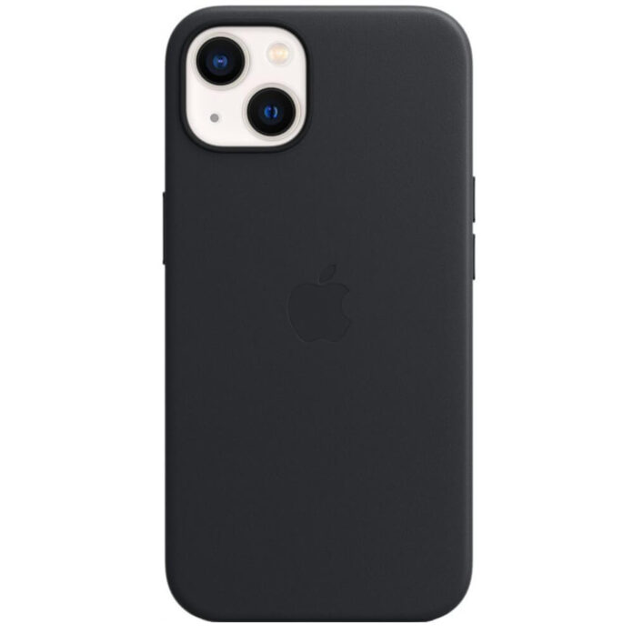Husa de protectie Apple Leather Case with MagSafe pentru iPhone 13, Midnight Husa de protectie Apple Leather Case with MagSafe pentru iPhone 13, Midnight
