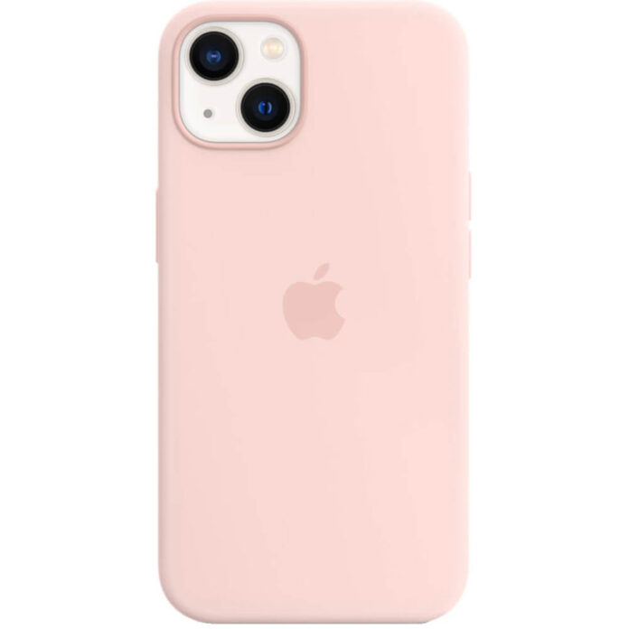Husa de protectie Apple Silicone Case with MagSafe pentru iPhone 13, Chalk Pink Husa de protectie Apple Silicone Case with MagSafe pentru iPhone 13, Chalk Pink