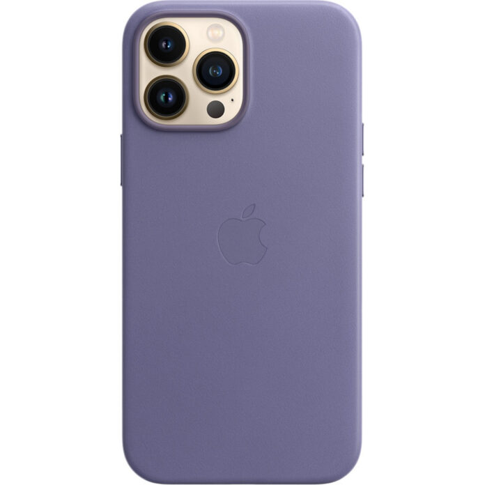Husa de protectie Apple Leather Case with MagSafe pentru iPhone 13 Pro Max, Wisteria Husa de protectie Apple Leather Case with MagSafe pentru iPhone 13 Pro Max, Wisteria