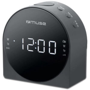 Radio cu ceas MUSE PLL M-185 CR, FM/MW, Alarma duala, Negru Radio cu ceas MUSE PLL M-185 CR, FM/MW, Alarma duala, Negru