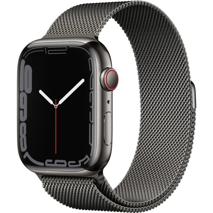 Apple Watch Series 7 GPS + Cellular, 45mm, Gold Stainless Steel Case, Gold Milanese Loop Apple Watch Series 7 GPS + Cellular, 45mm, Gold Stainless Steel Case, Gold Milanese Loop
