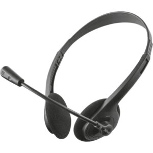 Casti PC On-Ear Trust TR-21665, Microfon, Negru Casti PC On-Ear Trust TR-21665, Microfon, Negru