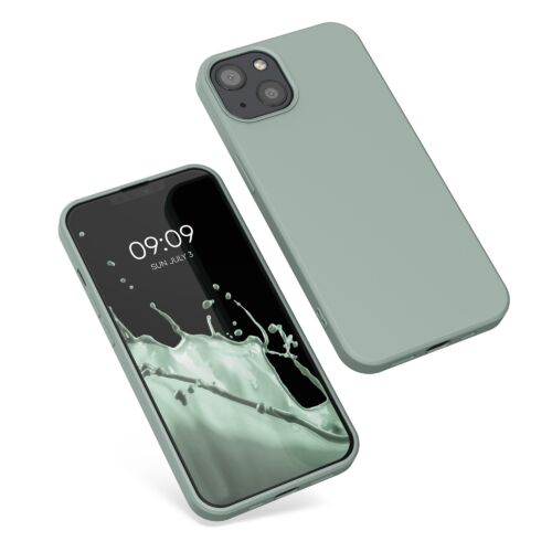 Husa Kwmobile pentru Apple iPhone 13, Silicon, Verde, 55948.172 Husa Kwmobile pentru Apple iPhone 13, Silicon, Verde, 55948.172