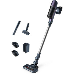 Aspirator vertical Rowenta X-Pert 6.60 Essential RH6837WO, 100 W, 0.55 L, autonomie max 45 min, iluminare LED, 2 trepte putere, functie boost, violet & gri Aspirator vertical Rowenta X-Pert 6.60 Essential RH6837WO, 100 W, 0.55 L, autonomie max 45 min, iluminare LED, 2 trepte putere, functie boost, violet & gri