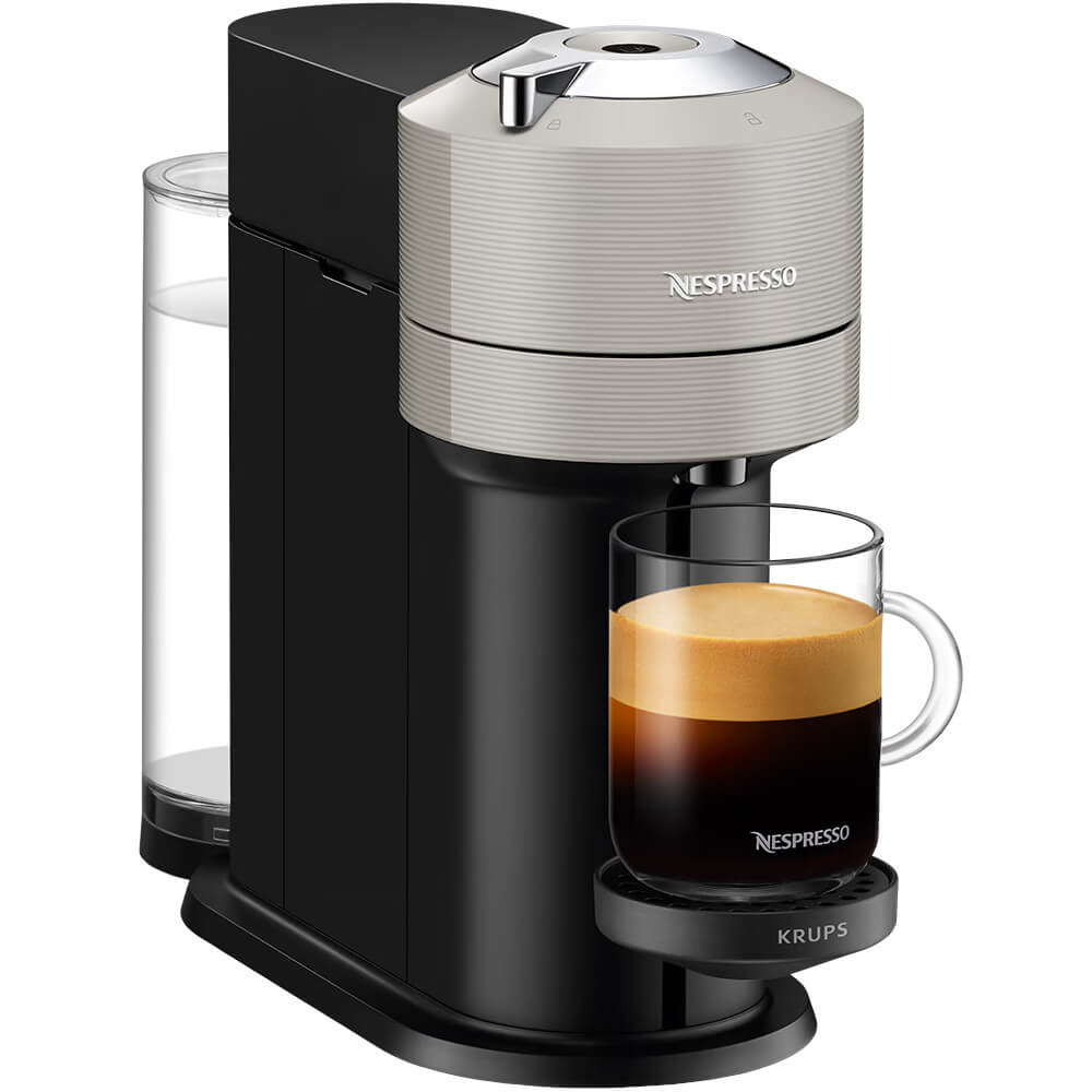 Espressor cu capsule Nespresso Krups XN910B10 Vertuo Next, 1500 W, 1.1 L, Control prin Bluetooth si Wi-FI, Tehnologie Centrifusion, Negru/Gri Espressor cu capsule Nespresso Krups XN910B10 Vertuo Next, 1500 W, 1.1 L, Control prin Bluetooth si Wi-FI, Tehnologie Centrifusion, Negru/Gri