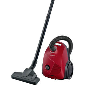 Aspirator cu sac Bosch Serie 2 BGBS2RD1H, 3.5L, 600 W, Filtru igienic, Tub telescopic, 26.7 kWh/an, Variator de putere, Perie tapiterie, Rosu Aspirator cu sac Bosch Serie 2 BGBS2RD1H, 3.5L, 600 W, Filtru igienic, Tub telescopic, 26.7 kWh/an, Variator de putere, Perie tapiterie, Rosu