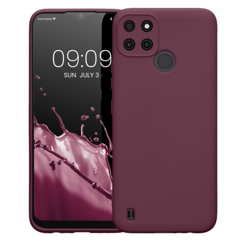 Husa Kwmobile pentru Realme C21Y/C25Y, Silicon, Violet, 57576.187 Husa Kwmobile pentru Realme C21Y/C25Y, Silicon, Violet, 57576.187