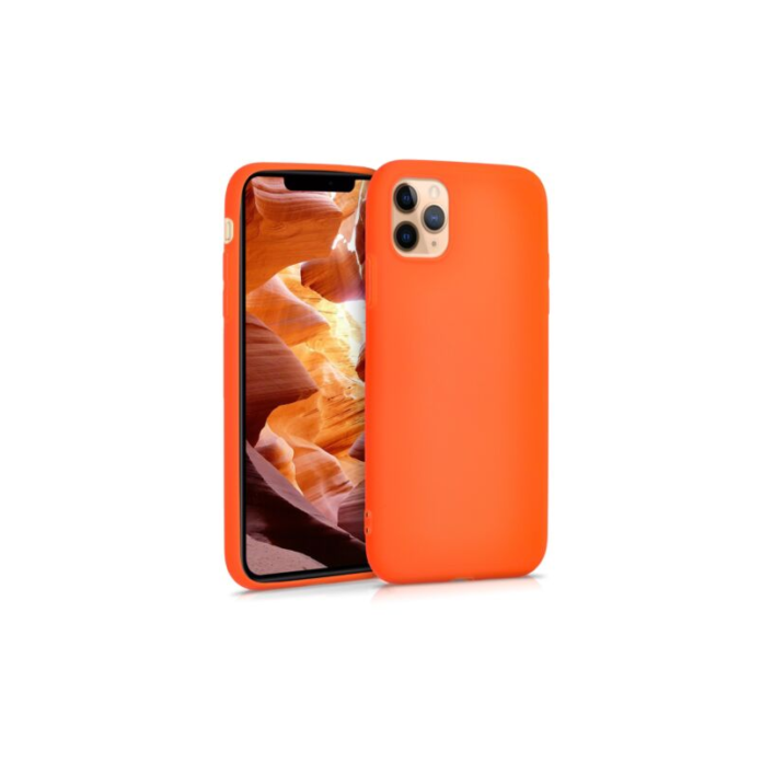 Husa pentru Apple iPhone 11 Pro, Silicon, Portocaliu, 49781.69 Husa pentru Apple iPhone 11 Pro, Silicon, Portocaliu, 49781.69