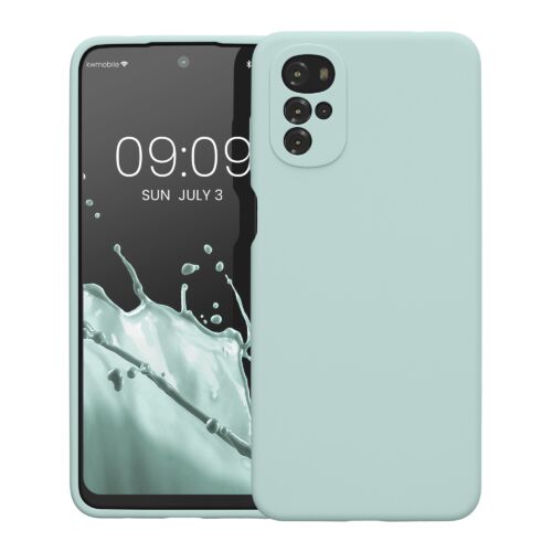 Husa Kwmobile pentru Motorola Moto G22, Silicon, Verde, 58207.200 Husa Kwmobile pentru Motorola Moto G22, Silicon, Verde, 58207.200