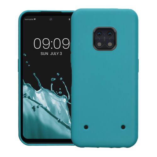 Husa Kwmobile pentru Nokia XR20, Silicon, Verde, 57532.57 Husa Kwmobile pentru Nokia XR20, Silicon, Verde, 57532.57