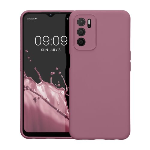 Husa Kwmobile pentru OPPO A16/A16s, Silicon, Violet, 57572.167 Husa Kwmobile pentru OPPO A16/A16s, Silicon, Violet, 57572.167