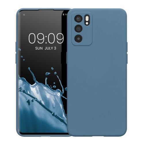 Husa Kwmobile pentru OPPO Reno 6 5G, Silicon, Verde, 57924.57 Husa Kwmobile pentru OPPO Reno 6 5G, Silicon, Verde, 57924.57