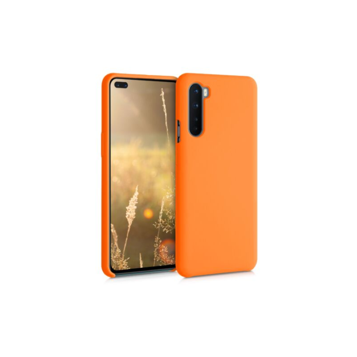 Husa pentru OnePlus Nord, Silicon, Portocaliu, 51871.150 Husa pentru OnePlus Nord, Silicon, Portocaliu, 51871.150
