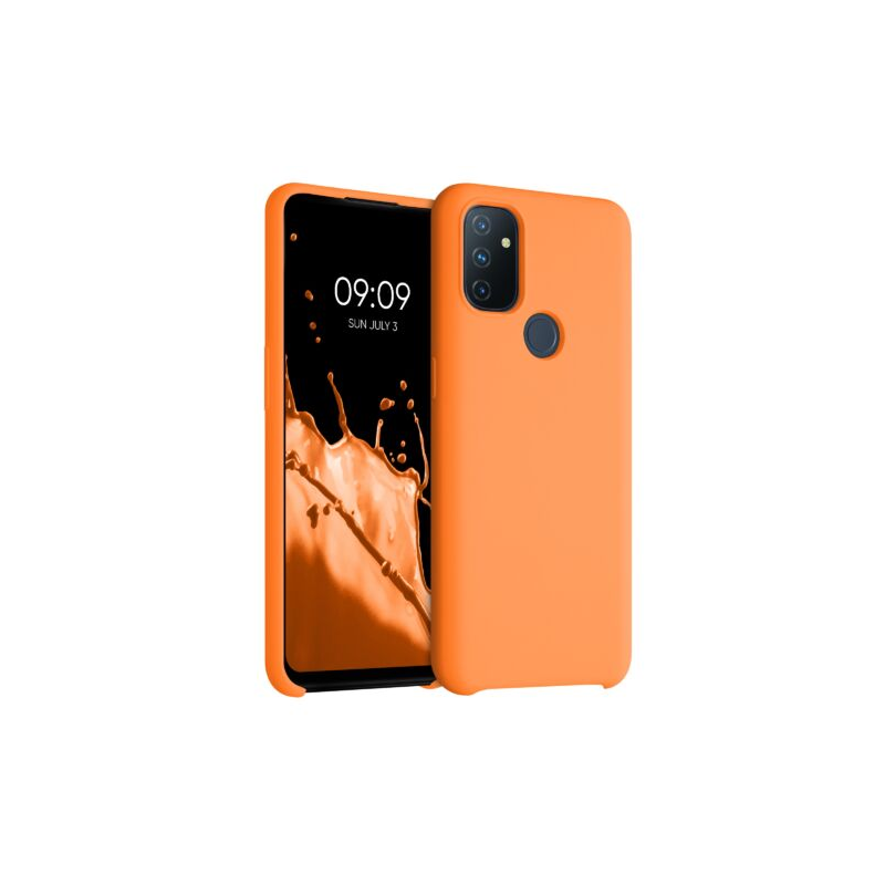 Husa pentru OnePlus Nord N100, Silicon, Portocaliu, 53891.150 Husa pentru OnePlus Nord N100, Silicon, Portocaliu, 53891.150