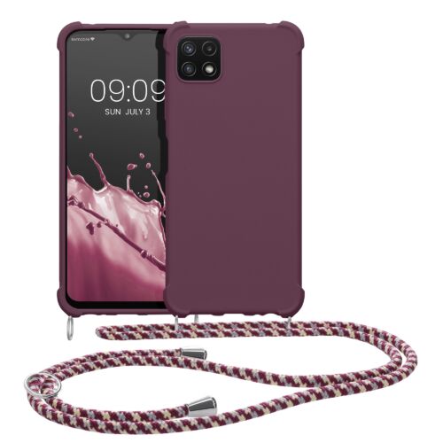 Husa Kwmobile pentru Samsung Galaxy A22 5G, Silicon, Violet, 58560.187 Husa Kwmobile pentru Samsung Galaxy A22 5G, Silicon, Violet, 58560.187