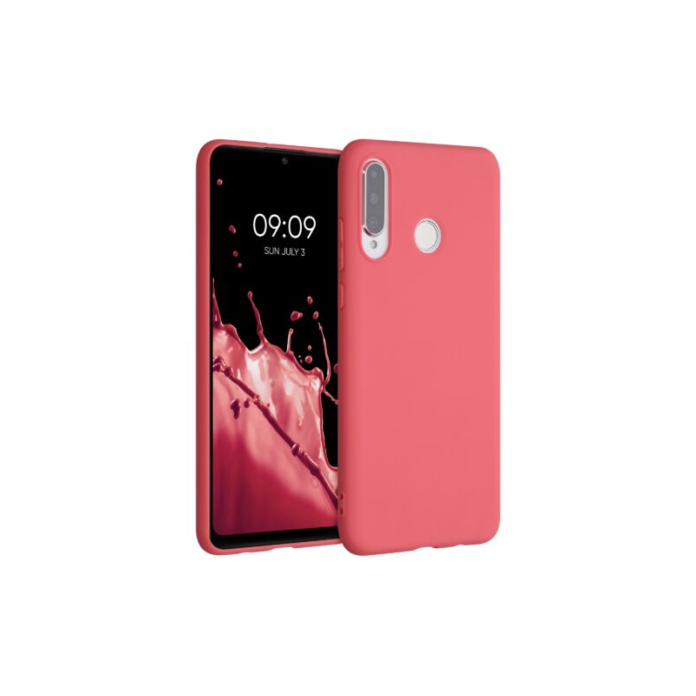 Husa pentru Huawei P30 Lite, Silicon, Roz, 47499.219 Husa pentru Huawei P30 Lite, Silicon, Roz, 47499.219