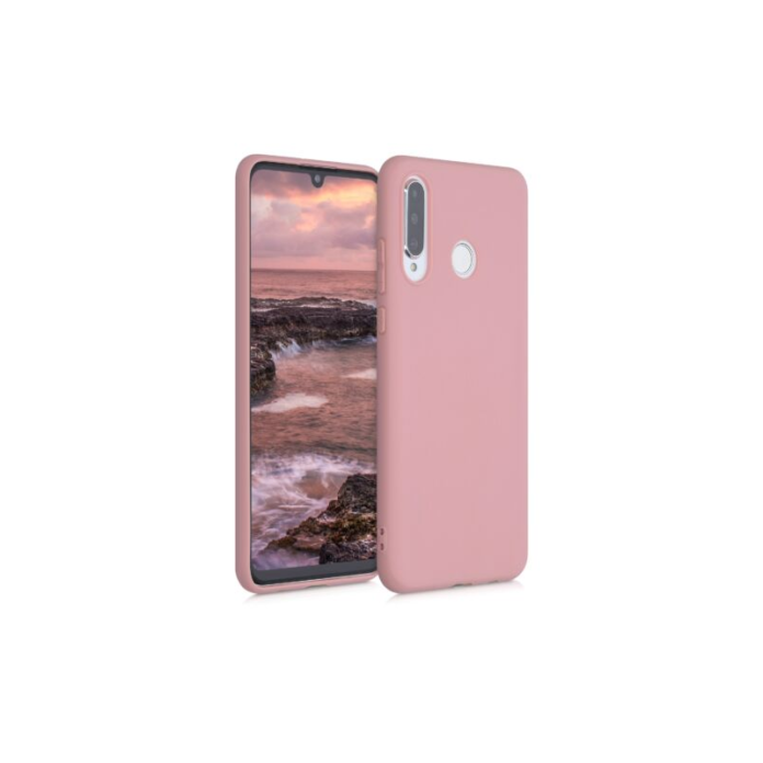 Husa pentru Huawei P30 Lite, Silicon, Roz, 47499.193 Husa pentru Huawei P30 Lite, Silicon, Roz, 47499.193