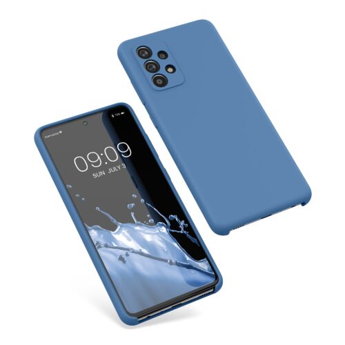 Husa Kwmobile pentru Samsung Galaxy A52/Galaxy A52 5G/Galaxy A52s 5G, Silicon, Albastru, 54347.112 Husa Kwmobile pentru Samsung Galaxy A52/Galaxy A52 5G/Galaxy A52s 5G, Silicon, Albastru, 54347.112