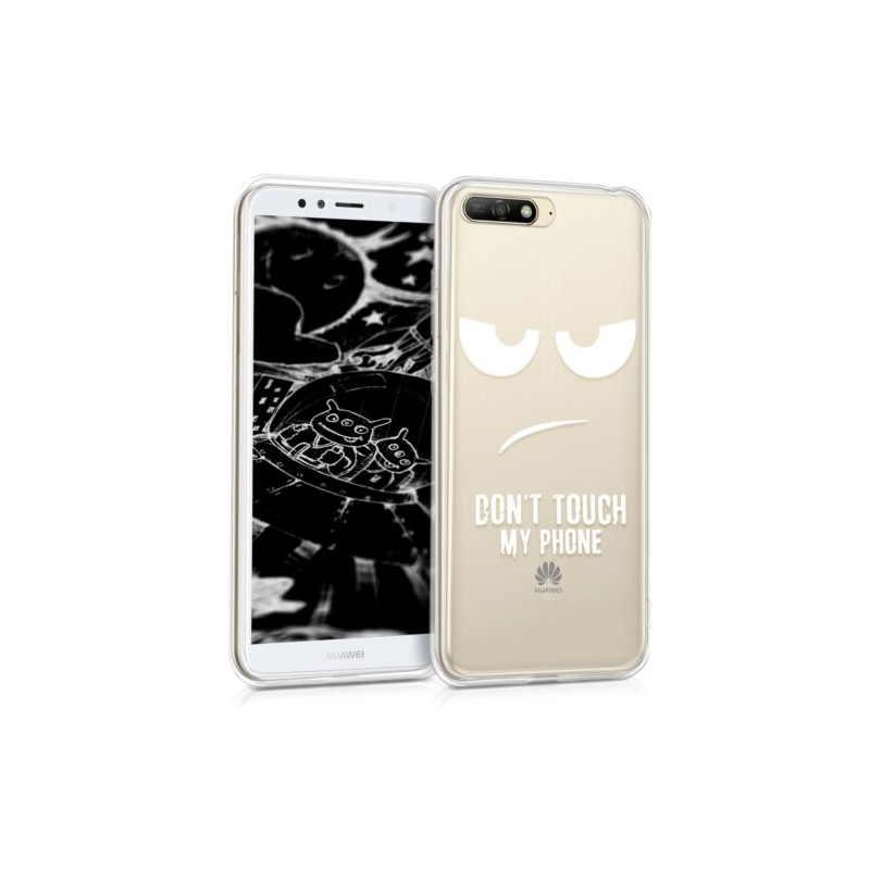 Husa pentru Huawei Y6 (2018), Silicon, Alb, 44877.03 Husa pentru Huawei Y6 (2018), Silicon, Alb, 44877.03