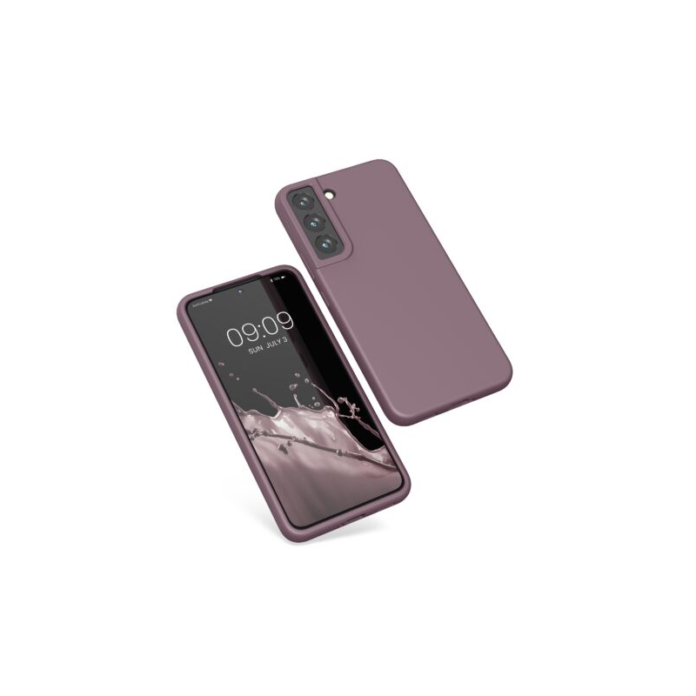 Husa Kwmobile pentru Samsung Galaxy S22, Silicon, Mov, 56756.181 Husa Kwmobile pentru Samsung Galaxy S22, Silicon, Mov, 56756.181