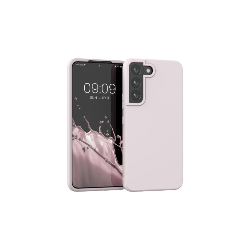 Husa Kwmobile pentru Samsung Galaxy S22, Silicon, Roz, 56758.192 Husa Kwmobile pentru Samsung Galaxy S22, Silicon, Roz, 56758.192