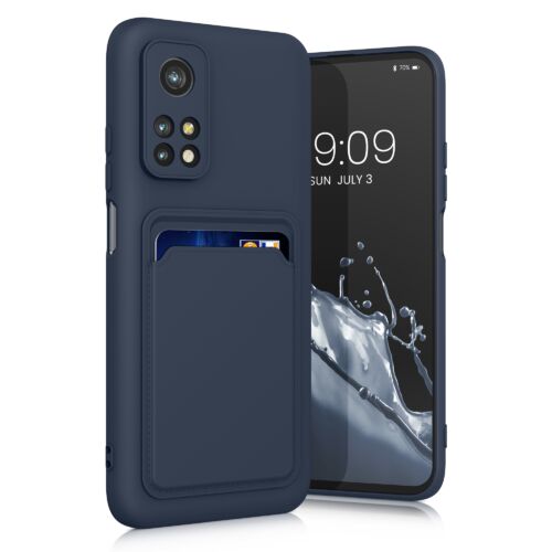 Husa Kwmobile pentru Xiaomi Mi 10T/Mi 10T Pro, Silicon, Albastru, 56952.17 Husa Kwmobile pentru Xiaomi Mi 10T/Mi 10T Pro, Silicon, Albastru, 56952.17