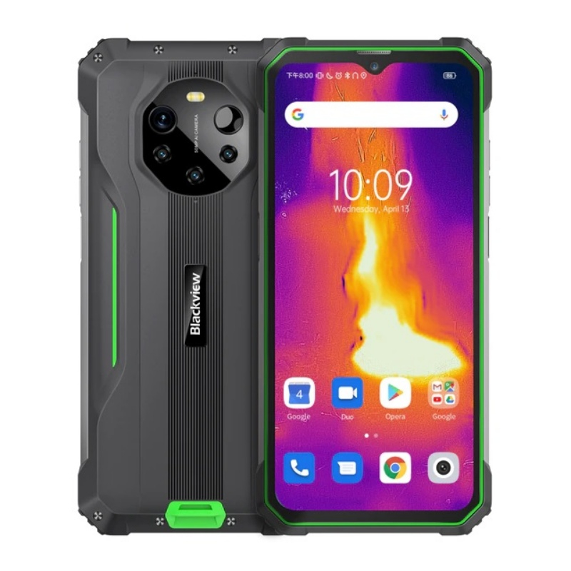 Telefon mobil Blackview BL8800 Pro, 128GB, 8GB, Dual SIM, Negru/Verde Telefon mobil Blackview BL8800 Pro, 128GB, 8GB, Dual SIM, Negru/Verde