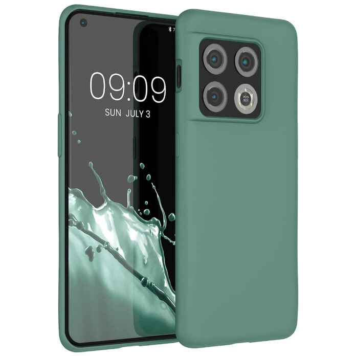 Husa Kwmobile pentru OnePlus 10 Pro, Silicon, Verde, 57460.166 Husa Kwmobile pentru OnePlus 10 Pro, Silicon, Verde, 57460.166