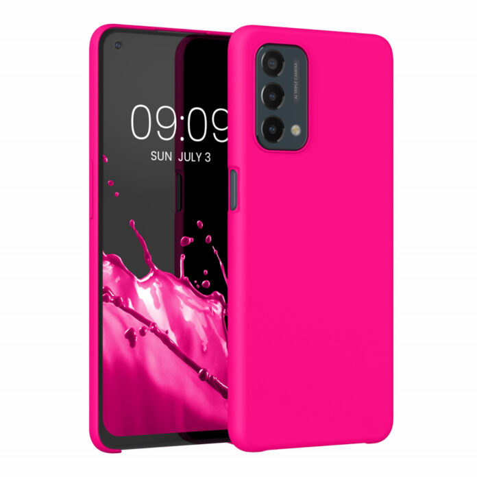 Husa Kwmobile pentru OnePlus Nord N200 5G, Silicon, Roz, 57704.77 Husa Kwmobile pentru OnePlus Nord N200 5G, Silicon, Roz, 57704.77