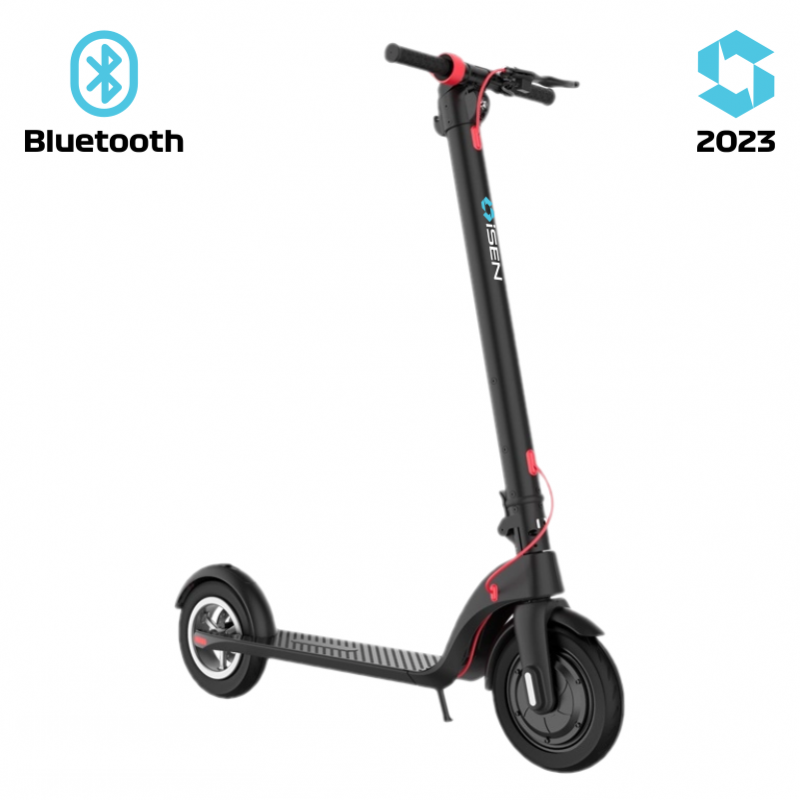 Trotineta electrica pliabila iSEN X7 Pro 2023, 350 W, Autonomie 25 Km, Viteza maxima 25 Km/h, Negru Trotineta electrica pliabila iSEN X7 Pro 2023, 350 W, Autonomie 25 Km, Viteza maxima 25 Km/h, Negru